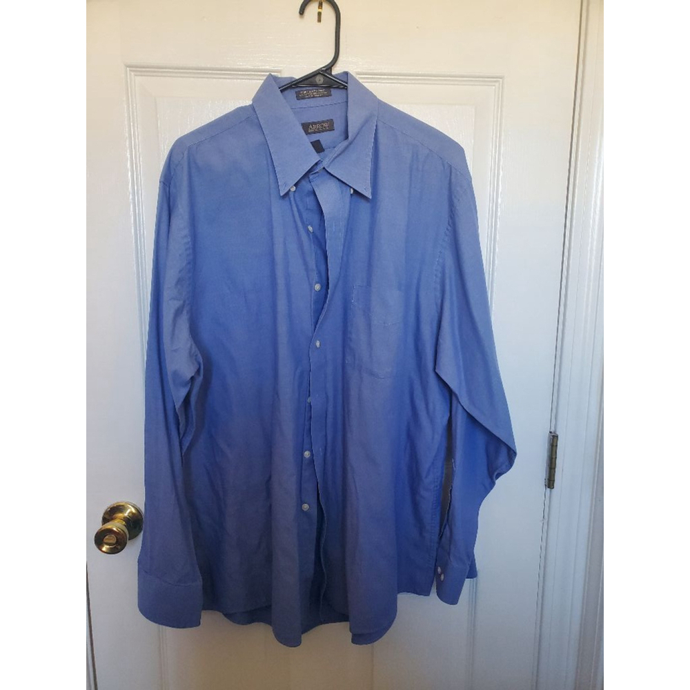Men's Arrow Dress Shirt XL Blue